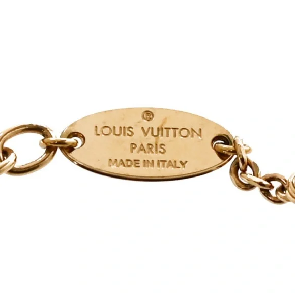 Louis Vuitton Monogram Charm Blooming Supple Bracelet | Gold - Picture 10 of 13